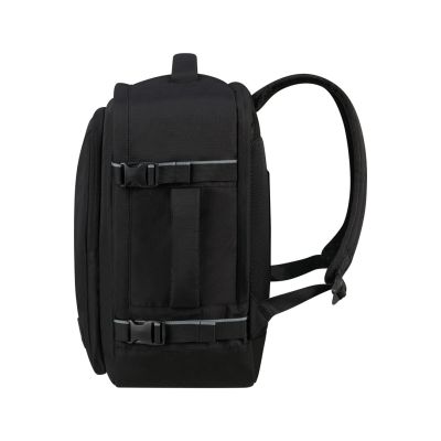 4. American Tourister Casual Backpack Ms backpack Hiking Backpack Black Recycled polyethylene terephthalate (rPET)