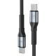 3. 3mk Hyper Cable N-SERIES USB-C / USB-C 2m 20V/5A 100W / black