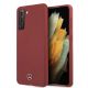 Mercedes Silicone Line Case for Samsung Galaxy S21+ - Red