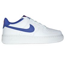 Nike Air Force 1 White/Deep royal blue women's shoes - CT3839-101