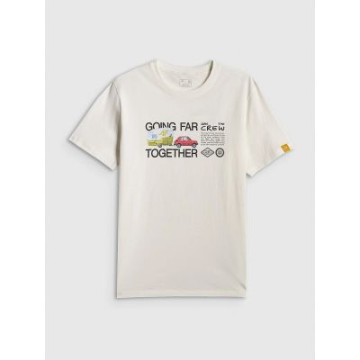 5. Men's regular printed T-shirt 4F 4FRSS26TTSHM3810-11S