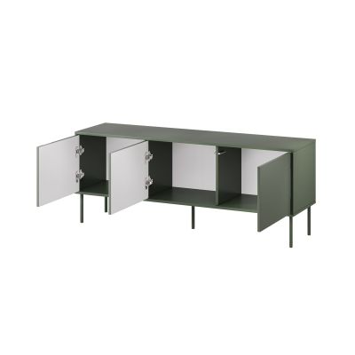 2. 3D TRESSE TV cabinet 150x40x55 matt green