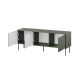 2. 3D TRESSE TV cabinet 150x40x55 matt green