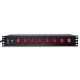 4. Lindy 73025 PDU power distributor, 8 x mains socket, 1.5U, Black