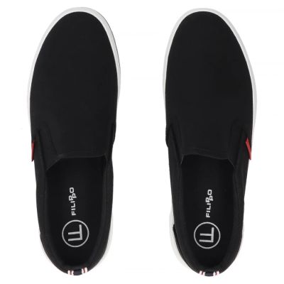 4. Men's slip-on sneakers, black, Filippo MTN7792