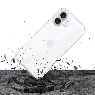 5. 3mk Clear Case for iPhone 16 Plus - transparent