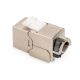 69. Keystone jack RJ45 (8P8C) cat. 6A, STP, shielded, tool-free, steel, 24 pcs.