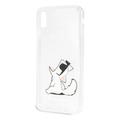 3. Karl Lagerfeld Choupette Fun iPhone Xs Max Case - Transparent