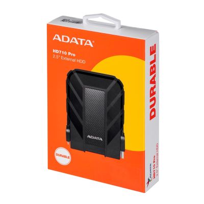 8. ADATA HD710 PRO External HDD (1TB; 2.5"; USB 3.2; black)