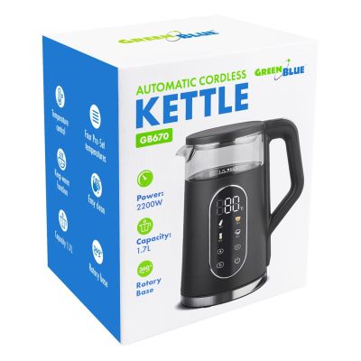 12. GREENBLUE CORDLESS ELECTRIC KETTLE GB670