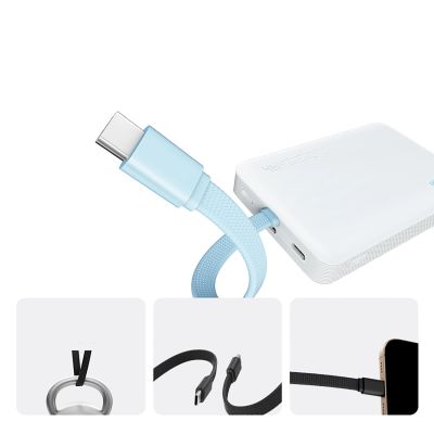 2. Cuktech CP132ML 10000 mAh Magnetic Power Bank - White