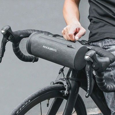 4. Rockbros AS-051 waterproof handlebar bag - black