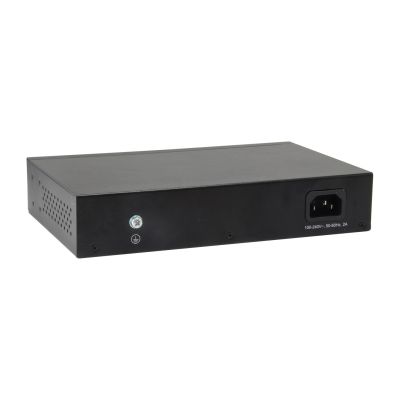 2. LevelOne GEP-1051 Switch - Intelligent - 8 x 10/100/1000 (PoE+) + 2 x Gigabit SFP - Desktop, Rack-Mount - PoE+ (70W)