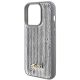 6. Guess Sequin Script Metal case for iPhone 15 Pro - silver