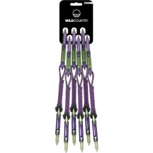 Wild Country 40-0000002003-5823-1 Climbing Carabiner Locking Clasp Green, Purple 6 pcs.