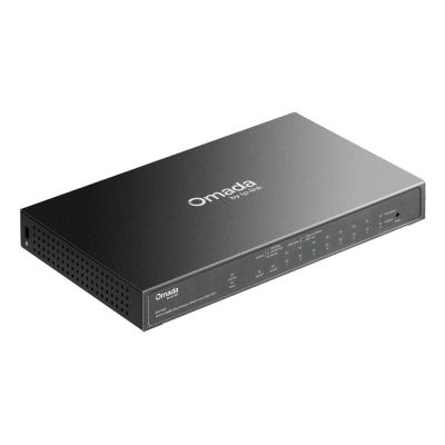 4. TP-Link Omada ES210GP Managed Network Switch L2 Gigabit Ethernet (10/100/1000) PoE Support DIN Rail Black