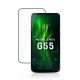 15. Tempered glass 3mk HardGlass Max Lite Black for Motorola Moto G55 5G