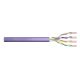 DIGITUS installation cable cat.6, U/UTP, Eca, AWG 24/1, PVC, 305m, purple, cardboard