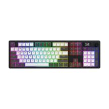 HATOR Skyfall Pro Wireless 100 Gaming Keyboard USB + RF Wireless + Bluetooth QWERTY US English Black, Gray