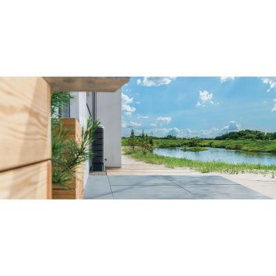 2. RAINWATER TANK SET TENSO 120L ANTHRACITE