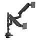 7. ICY BOX IB-MS702-T monitor holder/stand 144.8 cm (57") Desk Black