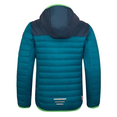 2. Trollkids Eikefjord Ultra-Light Polyfiber Jacket dark teal/mysterious blue/fresh green/arctic blue (463-112)