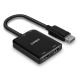 4. Lindy 38433 DisplayPort 2 x HDMI Cable Adapter