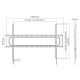 9. Equip 650338 TV Mount 3.05 m (120") Black
