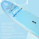 25. SET - 150KG INFLATABLE SUP BOARD ENERO 320x81x15CM