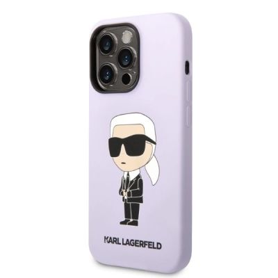 2. Karl Lagerfeld KLHCP14XSNIKBCU iPhone 14 Pro Max 6.7" hardcase purple/purple Silicone Ikonik