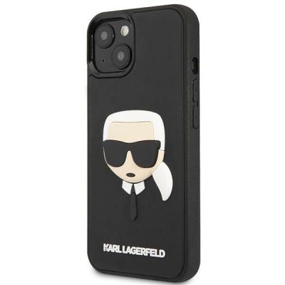 2. Karl Lagerfeld KLHCP14MKH3DBK iPhone 14 Plus 6.7 "black / black hardcase 3D Rubber Karl's Head