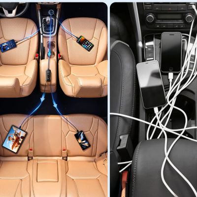 5. ORICO ChargeClip 90W 2A4C Back Clip Multi-Port Car Charger