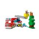 7. LEGO DUPLO TOWN 10473 Fire Truck with Hose and Fireman
