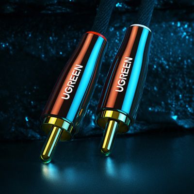 12. Ugreen cable audio cable 3.5 mm mini jack (male) - 2RCA (male) 2m copper (AV170)