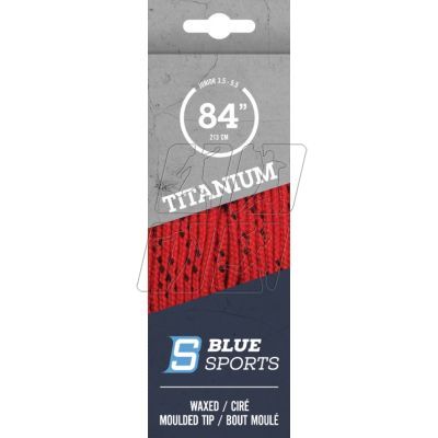 8. BlueSports Titanium 902041 Waxed Laces