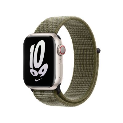 3. Apple Nike Sport Loop Armband for Apple Watch Sequoia/Pure Platinum 41mm