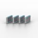 3. Lindy 40466 Port Blocker USB Type-C Port Blocker Blue Acrylonitrile Butadiene Styrene (ABS) 10 Pack