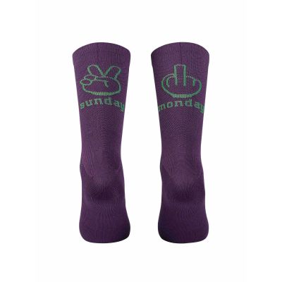 NORTHWAVE Sunday Monday Sock purple cycling socks