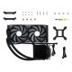 2. Complete TRYX PANORAMA 240 mm water cooling - AMD Socket AM4 (Ryzen) - AMD Socket AM5 (Ryzen Zen4)