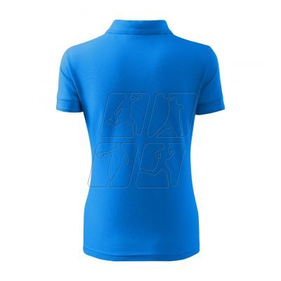 3. Women's Pique Polo Shirt (snorkel blue)