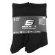 Skechers 6pk Core Crew LG Socks S118220-BLK Black 43–46