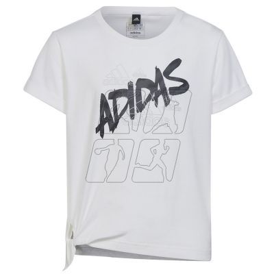 6. T-shirt adidas Dance Knotted Tee Jr. HR5818