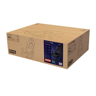 6. Trust GXT 714 Ruya Black Gaming Chair