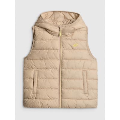 8. Girls' vest with synthetic filling 4F 4FJRSS26TVJAF396-83S