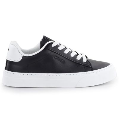 3. Black eco-leather low-top sneakers on the platform Big Star TT274927