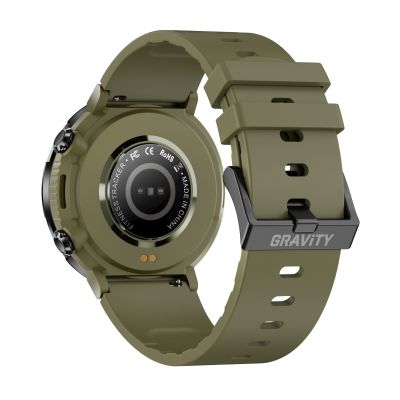 6. Gravity GT21-7 Smartwatch + Black Silicone Strap