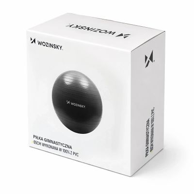 2. Wozinsky WGB65BB Gymnastic Exercise Ball 65 cm - Black