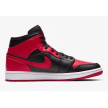 Air Jordan 1 Mid Banned Basketball Shoe - 554724-074