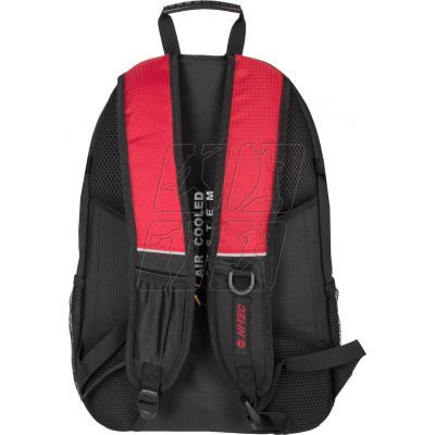 2. Hi-Tec Mandor 20 L tourist backpack red-black