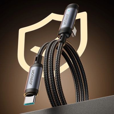 7. Joyroom S-A56 EnjoyX Series 90° USB-C - USB-C cable 60W 1.2m - black